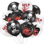 Halloween Balloons 12 Inch Black Orange White Pink Latex Balloon for Halloween Holiday Events Party Favors Supplies Decoration