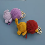 Exquisite Kitten Doll Crochet Keychain For Bag Pendant Knitted Small Cat Doll Keyrings Cute Kitten Keychain Custom Accessories