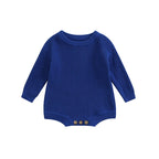 0-2Y Knitting Newborn Baby Girl Boy Spring Autumn Clothes Cute Long Sleeve Sweater Romper Jumpsuit Casual New born Outfits
