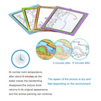 Children Early Education Toys Magical Book with Pen Water Drawing Montessori Toys Gift Reusable Coloring Book Magic Drawing Book