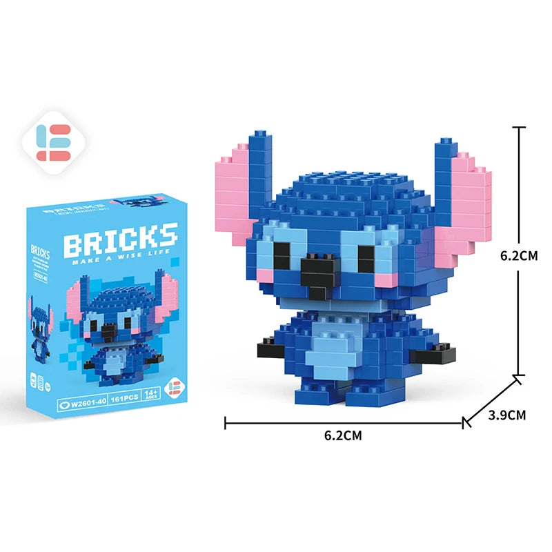 Disney Zootopia Small LinaBell Building Blocks Judy Nick Model Donald Duck Education Lotso Toys Mickey Mouse For Kids Birthday