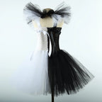 The Clown Costume Terrifier Art Girl Black White Fancy Tutu Dress Horror Joker Dress for Girls Halloween Carnival Party Costumes
