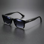 Retro Punk Fashion Sunglasses - Square Protective Frame, UV400 Unisex for Outdoor Adventures & Casual Style