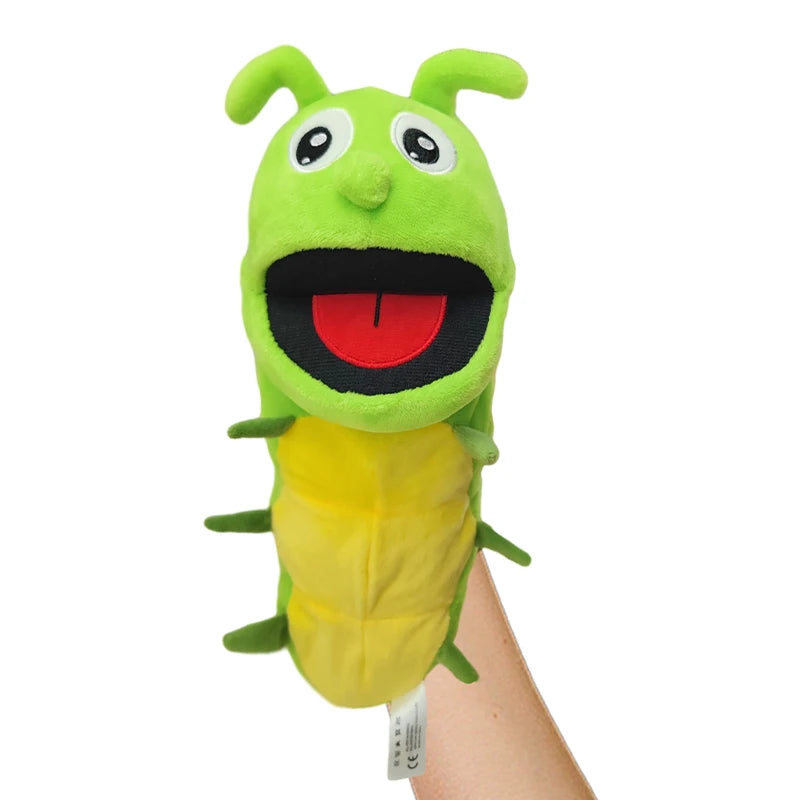 Insect Plush Hand Puppet Storytelling Bee Ladybird Butterfly Soft Stuffed Plush Toys Early Education Hand Finger Story Puppet