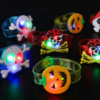 12-36Pcs Glowing Halloween Bracelets Rings Children Toys Props Halloween Party Decoration Treat Kids Party Gift Pinata Fillers