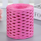 200M Raffia paper rope Straw Yarn For Knitting Crocheting Paper Threads DIY Handmade Summer Sunhat Beach Bag Freeshipping