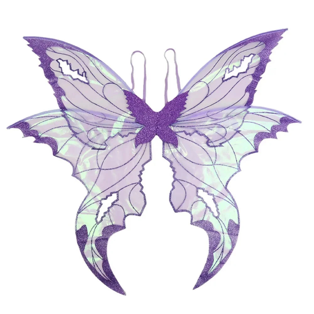 1PC Adults Fairy Wings Girls Sparkling Angel Wings Butterfly Costume Wings Halloween Costume Dress up Party Favor Christmas Gift