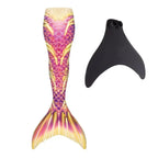 New Kids Adult Swimming Mermaid tail Girl Mom Cosplay Mermaid Costume Children Party Gift Fantasy Swimsuit With Monofin Fin