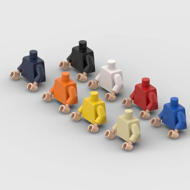 *Figure Torso+arm+hands*  20 pcs DIY enlighten block brick part No.  Compatible With Other Assembles Particles