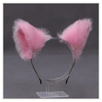 Lolita Animal Cat Fox Ear Hair Hoops Cosplay Girls Halloween Anime Headbands Headwear Hair Accessories