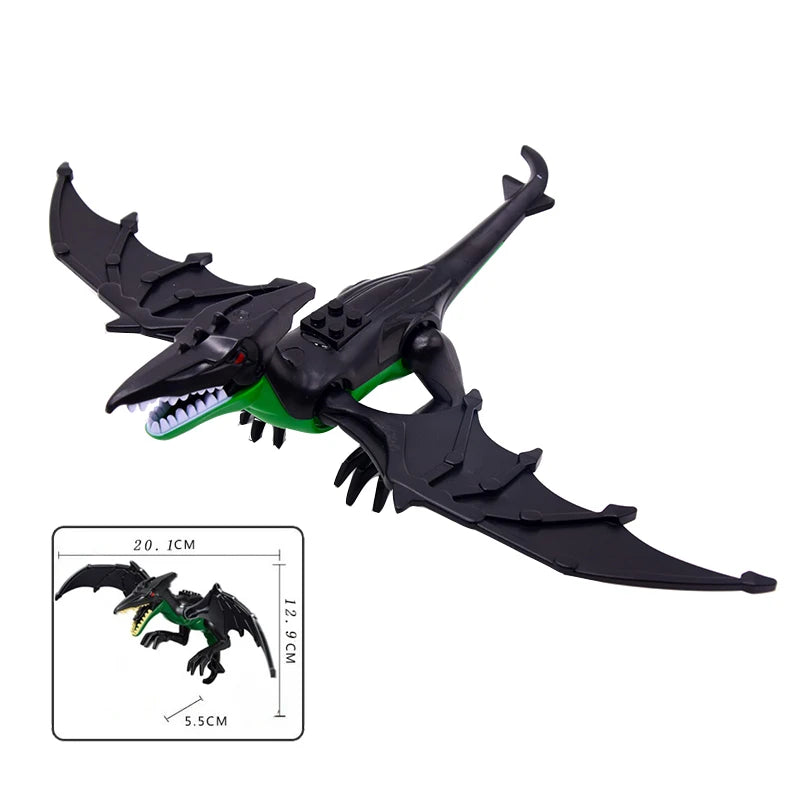 Brutal Raptor Building Jurassic Blocks World 2 MINI Dinosaur Figures Bricks Dino Toys For Children Dinosaurios Christmas