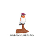 Simulation Bird Animal Kingfisher Robin Magpie Pigeon Hummingbird Model Action Figure Garden Decoration Miniature Figurines Toys