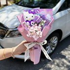 Sanrio Artificial Flowers Bouquet Hello Kitty Rose Bouquet Hello Kitty Artificial Roses New Year Gift Hello Kitty Rose Bouquet P