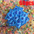 60pcs Glow In The Dark Mini Resin Animals & Mushroom Blind Bags Fairy Garden Decor Micro Landscape Birthday Gift Surprise
