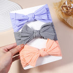 3Pcs/Lot Cable Knit Baby Headbands For Children Elastic Baby Girls Turban Kids Hair Bands Newborn Headwrap Baby Hair Accessories