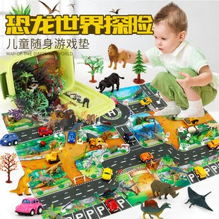 Scientific and Educational Cognitive Glove Model, Simulated Dinosaur, Children's Interactive Entertainment Hand Puppet Toy