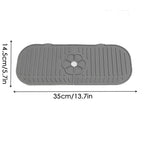 Kitchen Faucet Splash Pad Silicone Sink Faucet Splash Guard Mat Sponge Drain Pad Countertop Protector for Kitchen Bath Gadgets