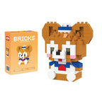 Disney Stitch Building Blocks Anime Kawaii Cartoon mini Action Children's Figures Blocks Bricks Assemble DIY Toys Gift for Kids