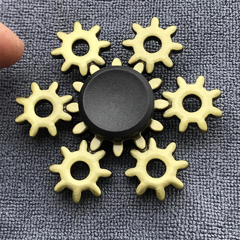 New Bronze Metal Alloy Fidget Spinner R188 Mute Bearing Hand Spinner Fingertip Gyro Stress Relief Toys Gifts