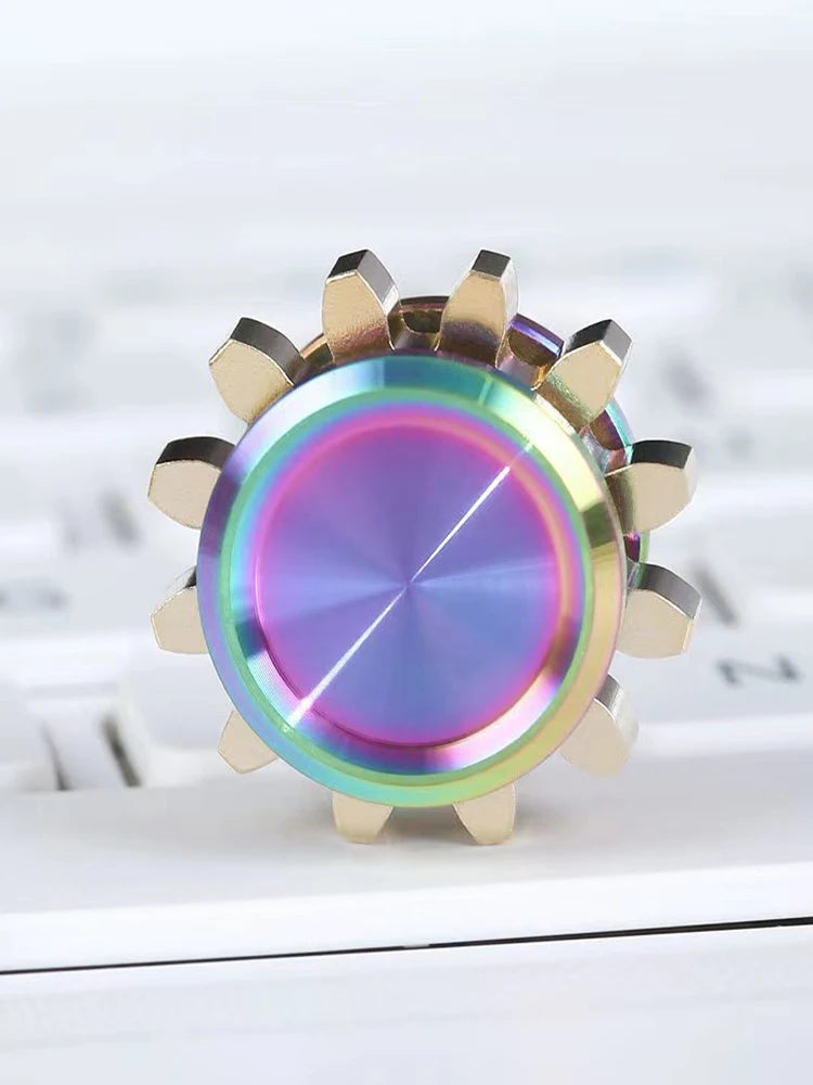 Fidget Spinner Mini Metal Gear Gyroscope Toy Antistress Portable Adults Stress Reliever Autism ADHD Kids Birthday Christmas Gift