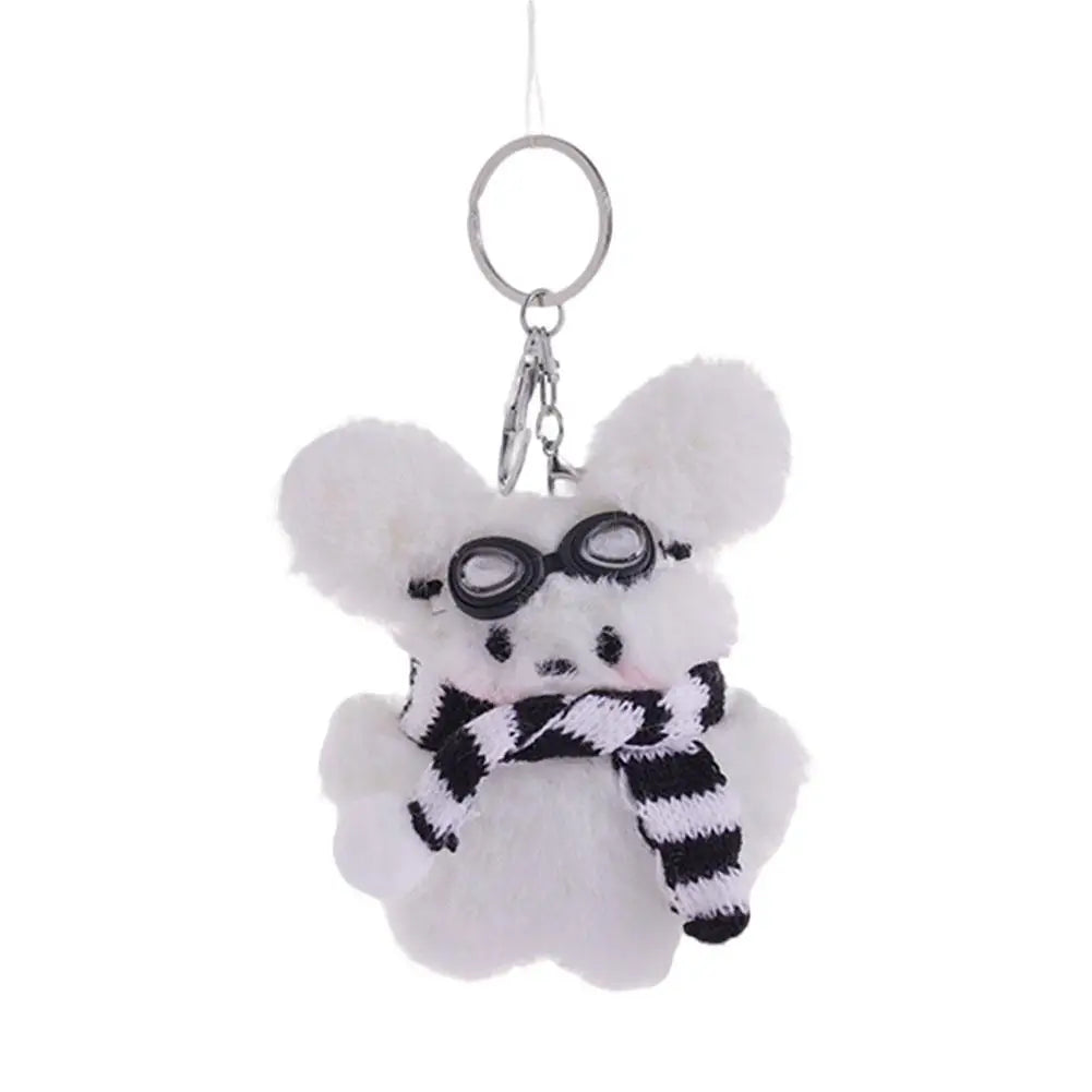 Plush Toys Doll Keychain Kawaii Pochacco Anime Pendant Cute Children Toy Gifts Keychains Keyring Plushie Birthday Girls