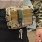 2/5 PCS.Tactical Hanging Buckle Molle Nylon Webbing Carabiner Belt Triangle Keychain for Outdoor Climbing Camping Tool Accessory