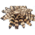 25cm Cute Fox-Racoon Tail Keychain Fur Pendant Key-Chain Bags Charm Keys-Holder Couple Keyrings for Backpack Car Decoration