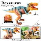 Oenux Jurassic Dinosaurs Indominus Rex Mosasaurus Saichania Dilophosauridae Spinosaurus Model Action Figures Collection Kid Toy
