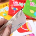 32PCS Toddler Card Match Game Cognitive Truck Fruit Animal Life Set Puzzle Children Cognitive Early Educational Puzzle Kids Toys