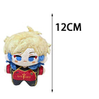 Mini Anime Plush Keychains Michel Caesar Mikage Reo Nagi Seishiro Chigiri Hyoma Bachira Meguru Cute Stuffed Starfish body Doll