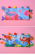 New 3D Visual Tail Cloth Book Baby Tear Resistant Biteable Cognitive Tool Interactive Parent-Child Fun Toddlers Enlighten Toys