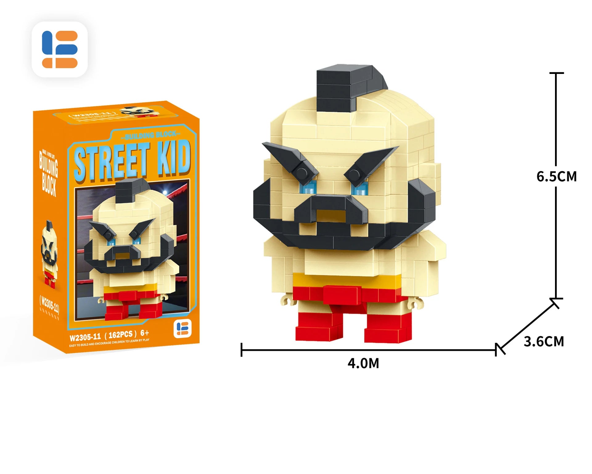 Anime Street Fighter Fighting Game Action Building Blocks KenMasters Hoshi Ryu ABS Kawaii Toys Building Blocks Gift For children