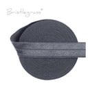 BRISTLEGRASS 2 5 10 Yard 5/8" 15mm Solid FOE Shiny Fold Over Elastic Spandex Satin Band Hair Tie Headband Dress Sewing Lace Trim