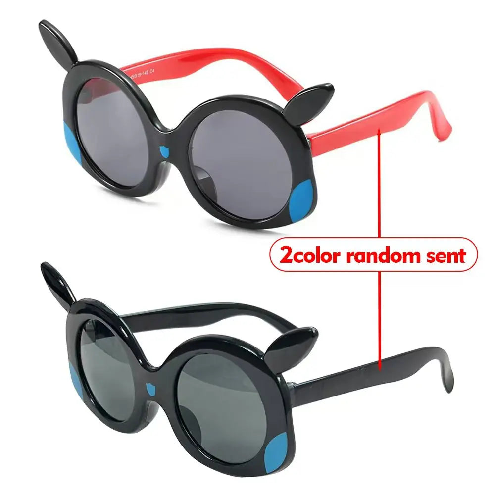 Cartoon Pikachu Outdoor Sun Protection Glasses Anime Pokemon Anti Glare Goggles Cute Vacation Travel Sunglasses Friend Gifts