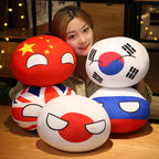 Wholesale Hot 10/30/40cm Polandball Country Ball Toy Plush Pendant Doll Countryball Ussr Usa France Russia Uk Japan Germanyitaly
