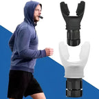 Portable Lung Breathing Exerciser Adjustable Resistance Respiratory Trainer