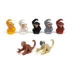 MOC Animal Scene Building Blocks Zoo Ducks Cat Dog Penguin Eagle Dove Wolf Bear Deer Shark Snake Mice Sheep DIY Toys Bricks K055