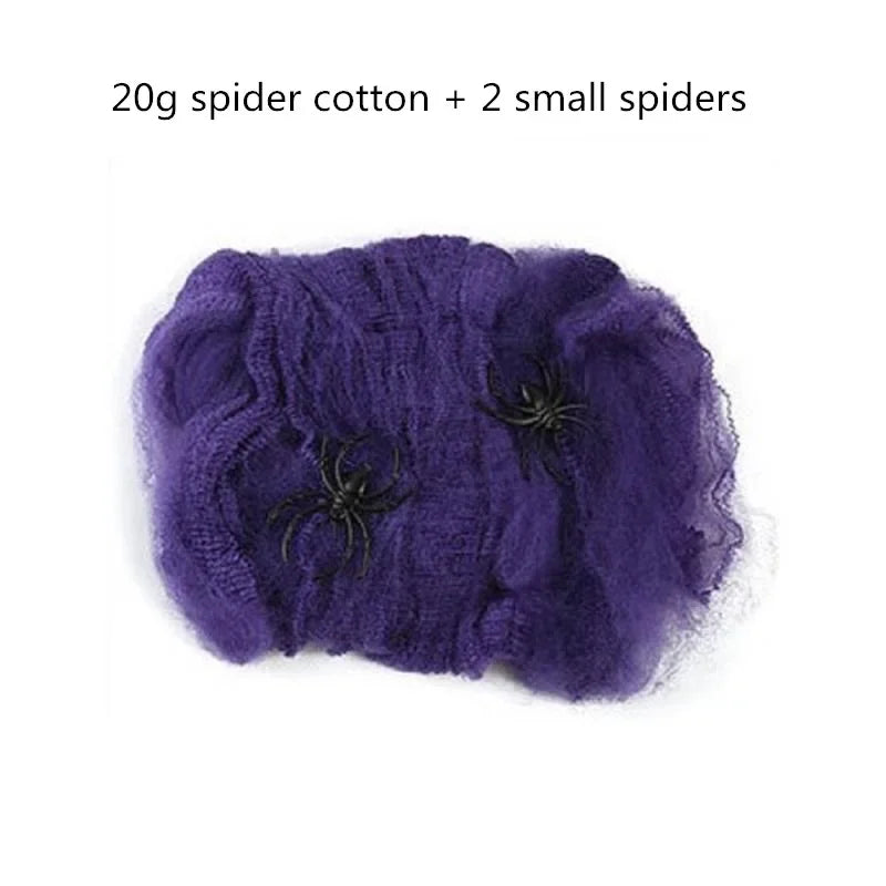 30/90/150cm Halloween Black Scary Giant Spider Huge Spider Web Halloween Decor Home Bar Haunted House Prop Holiday Outdoor Decor