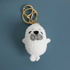 Cartoon Animal Doll Series Handmake Crochet Keychain Cute Sheep Doll Keyrings Crochet Puppy Keychains Gifts Custom Accessories