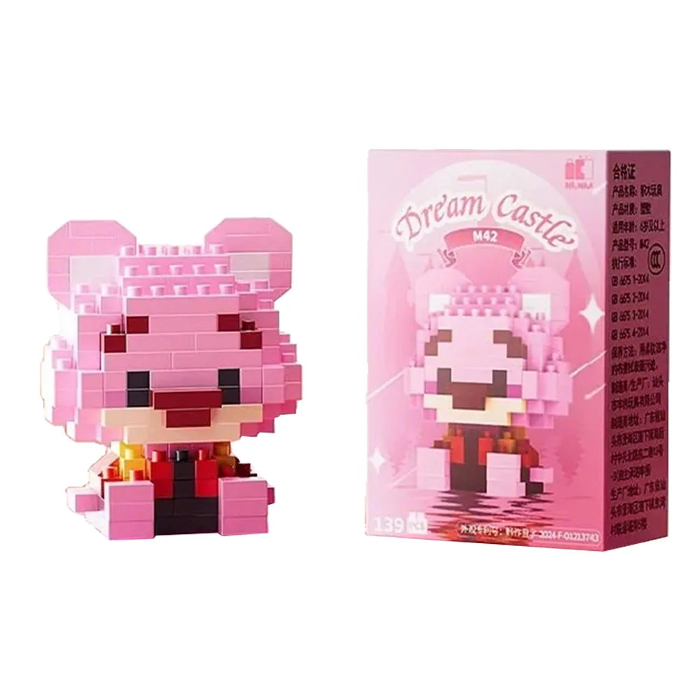 Disney Stitch Building Blocks Anime Kawaii Cartoon mini Action Children's Figures Blocks Bricks Assemble DIY Toys Gift for Kids