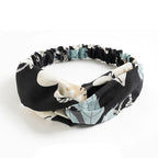Fashion Women Girls Summer Bohemian Hair Bands Print Headbands Vintage Cross Turban Bandage Bandanas HairBands Hair Accessories