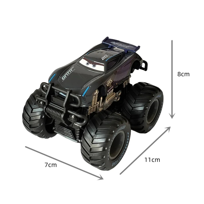 Pixar Cars Mater Lightning McQueen Jackson Storm Big Wheel Offroad Vehicle Pullback Force Cars Model Toys Birthday Gifts