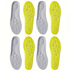 1Pair/2Pairs/4Pairs High Elasticity Latex Sport Insoles Soft Shoe Pads Arch Support Orthotic Insoles Breathable Deodorant Insole