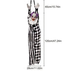 Halloween Animatronics Decoration Hanging Clown Nurse Voice Control Electric Outdoor Scary Clearance Horror Haunted House Props