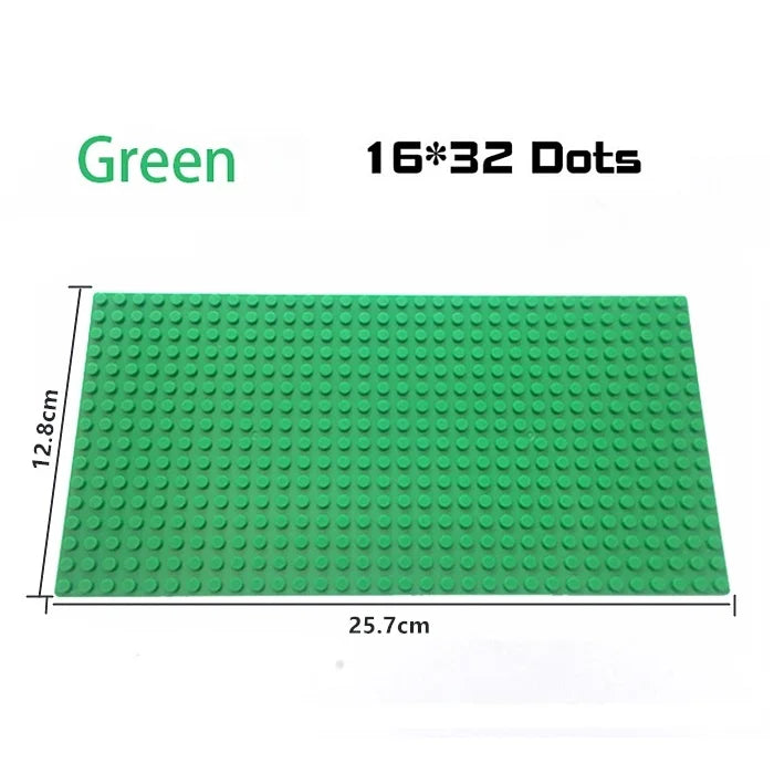 Baseplates 32x32 16x32 Dots Classic Base Plates MOC Bricks City Dimensions Building Blocks Figures Construction Toys