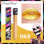 Waterproof and Easy To Color Halloween Makeup Sexy Red Vampire Liquid Lipstick Matte White Black Lip Gloss Facial Body Painting