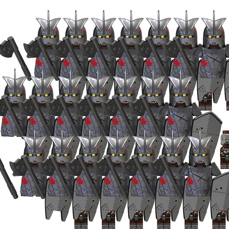 Medieval Movie Knights Building Blocks toys Lord Ring Figure Bricks Toy Christmas birthday gifts