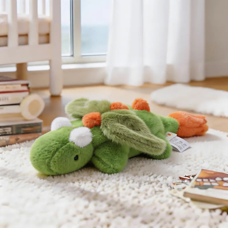 12 Colors 25cm 33cm Cute Fly Dargon Plush Toy Creative Colorful Dargon Soft Doll Work Buddy Sleep Soothing Doll Children Gift