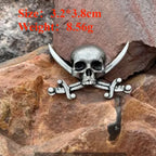 Halloween Skull Pin Punk Skeleton Badge Gothic Brooch for Jewelry Accessory Gifts Wholesale