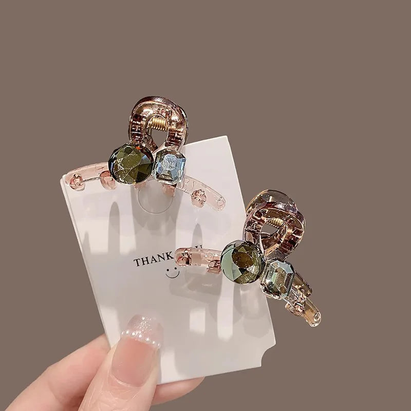 Elegant Bow Shark Clip Fashion Back Of Head Hair Clip Vintage Ponytail Fixed Hairgrips For Woman Simple Hollow Geometry Hairpin